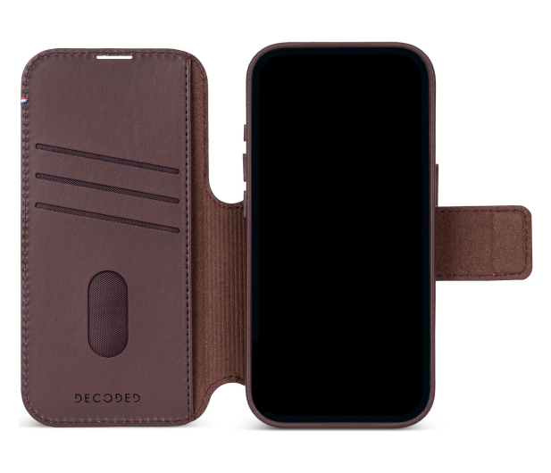 Decoded Leather Detachable Wallet do iPhone 18 Pro MagSafe (chocolat - 1586671 - zdjęcie 5